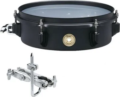 Produktbild von Tama BST103MBK Mini Tymp Snare 10x3 mit Schlagzeugstöcken