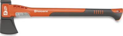 A Husqvarna S1600 splitting axe is shown against a white background.
