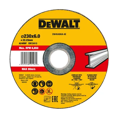 Produktbild von DeWalt Schruppscheibe 230x6x22,23 mm Metall