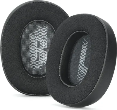 Image de INF Coussinets d'oreille noirs pour casques JBL E65BTNC - Ensemble de 2
