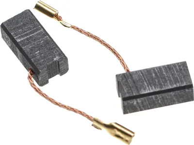 Produktbild von vhbw 2x Kohlebürste 16,3 x 8 x 6,2 mm kompatibel mit Metabo 7026, 7015, 7010, 6014, 9023, 7126, 7115, AG650VS, AG650SL, 9123, AG555SL Elektrowerkzeug