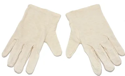 Produktbild von Kurze Beige-Cremefarbene Handschuhe