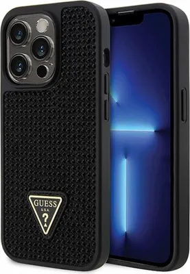 Produktbild von Etui Guess Guhcp14Xhdgtpk Na Iphone 14 Pro Max 6.7"" - Czarne Strass Dreieck
