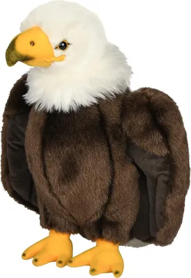 Produktbild von Uni-Toys - Weißkopfseeadler - 32 cm (Höhe) - Plüsch-Adler - Plüschtier, Kuscheltier