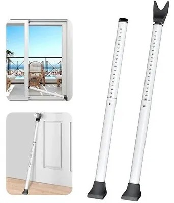 Zdjęcie produktu dla Drążek zabezpieczający drzwi przesuwne regulowany 21 117 cm