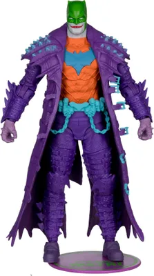 Produktbild von DC Multiverse Actionfigur Batman (Dark Nights: Death Metal) Jokerized (Gold Label) 18 cm