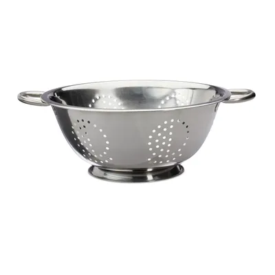 Zdjęcie produktu dla Relaxdays 10023448, Stal nierdzewna, Stal nierdzewna, Miska durszlakowa, Okrągły, 28 cm, 120 mm