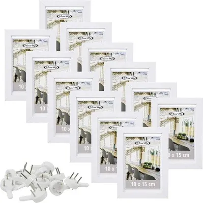Productafbeelding van Famanu fotolijst collage, 12 stuks - wit, 10 x 15 cm