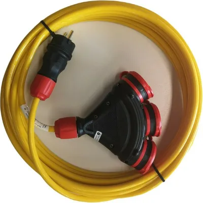 Produktbild von Verlängerungskabel 5m Starkstromkabel 16A 230V Schuko 3x1,5