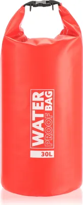 Produktbild von com-four® Wasserdichter Packsack - Wasserfester Packbeutel mit Tragegurt - Robuste Bootstasche für Wassersport - Trekkingsack 30 Liter