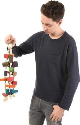 Obrázek produktu pro Závěsné veselé tornádo - hračka pro papoušky