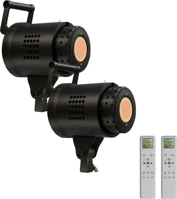 Obrázek produktu pro Fotografie COB Video světlo, vyvážené pro denní světlo, nastavitelný držák, 2 kusy lamp