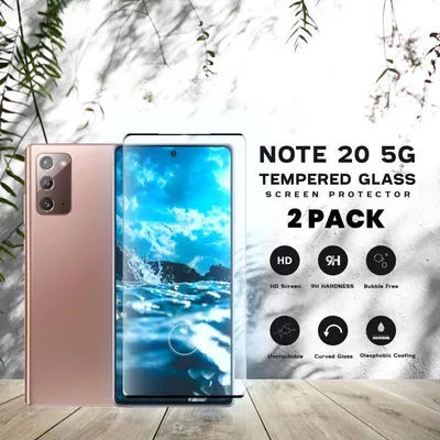 Produktbild von 1-Pack Samsung Galaxy Note 20 5G Displayschutzfolie - Gehärtetes Glas 9H - Super Qualität 3D