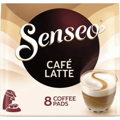 Produktbild von Senseo Café Latte Koffiepads 92g – Aromatischer Kaffee mit cremigem Milchschaum