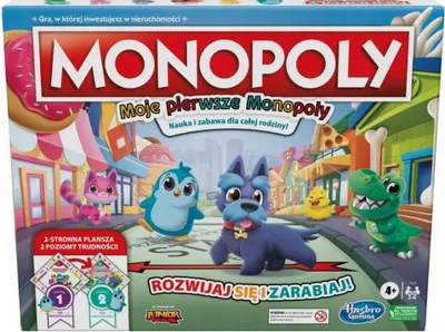 Produktbild von Monopoly Brettspiel MEIN ERSTES MONOPOLY Juni