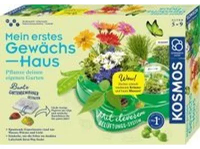 Produktbild von Kosmos Mein erstes Gewächshaus, Experimentier-Set, Botanik, 5 Jahr(e), Mehrfarbig