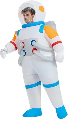 Produktbild von Aufblasbares Astronaut Kostüm Erwachsene, Halloween Kostüm, Uni, für Party