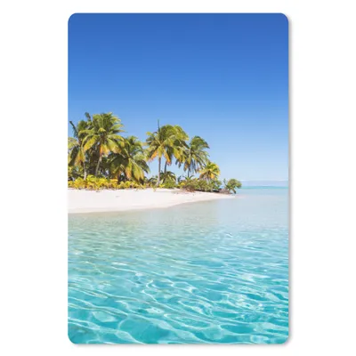 Produktbild von MuchoWow® Mauspad Mousepad Meer - Insel - Palme 18x27 cm - Mousepads - Maus Mat - Pad - Mausunterlage