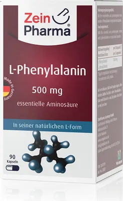 Produktbild von L-Phenylalanin 500 mg veg.Hpmc Kaps.Zeinpharma 90 St