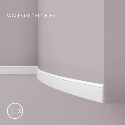 Image de NMC FL1 Flex WALLSTYL Plinthe Moulure décorative flexible 2 m