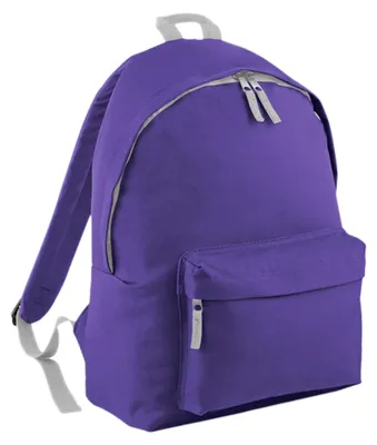 Produktbild von Bagbase Junior Fashion Rucksack, 14 Liter FK177 (Einheitsgröße) (Violett/Hellgrau)