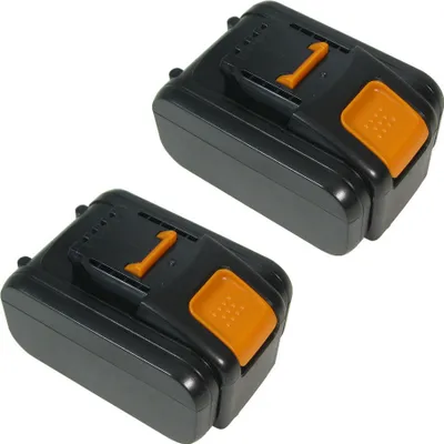 Produktbild von 2x Trade-Shop Li-Ion Akku 20V 4000mAh 80Wh ersetzt Worx WA3551.1 WA3528 WA3553.2