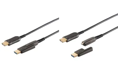 Produktbild von shiverpeaks BS30-02085, 15 m, HDMI Typ A (Standard), HDMI Typ D (Mikrofon), 3D, 17,819 Gbit/s, Schwarz