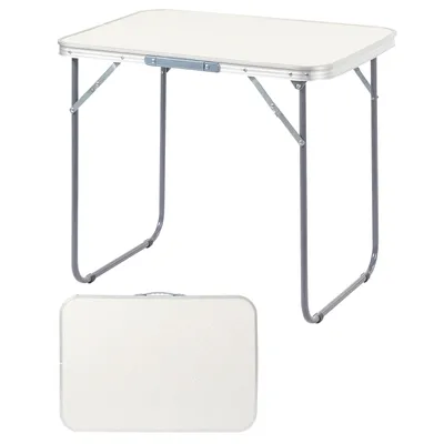 Produktbild von LEADZM Outdoor Klapptisch Campingtisch Multifunktionstisch 70x50x60cm weiß