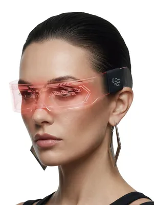 Imagen del producto de Gafas de carnaval futuristas, accesorio de fiesta, multicolor. Color: Multicolor