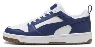 Produktbild von Puma Unisex Rebound V6 LowTrack Schuh, Puma Weiß-Blaues Schmuckgummi, 40 EU