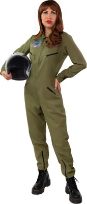 Produktbild von Overall Pilotin US Air Force Jetpilotin Kampfpilotin Damen Karneval Kostüm 42/44