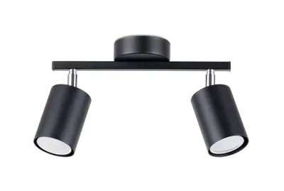 Immagine prodotto di Lampada da soffitto LEMMI 2 nero 2xGU10 10W acciaio 20x8x26cm Sollux Lighting