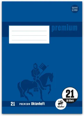 Productafbeelding van Staufen® 734010241, Premium Academy LIN 21 - A6, 90 g/m², 32 bladen, met lijntjes