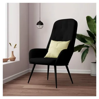 Produktbild von Relaxsessel Schwarz Samt, 8,05 KG