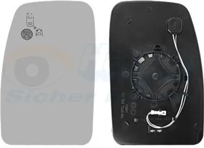 Produktbild von VAN WEZEL Spiegelglas Außenspiegel Links für RENAULT MASTER III Kasten (FV) Konvex Beheizbar 4388837