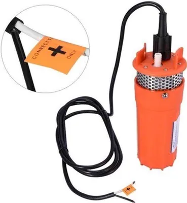 Imagen del producto de Bomba sumergible ecológica alimentada por energía solar - Bomba de agua para pozos profundos de 12V, ideal para uso en exteriores