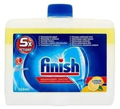 Čistič umývačky riadu, 250 ml, FINISH, citrón