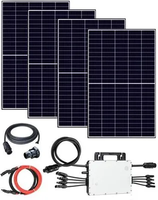 Produktbild von Balkonkraftwerk Komplettpaket 1600 Wp Solarmodule Photovoltaik