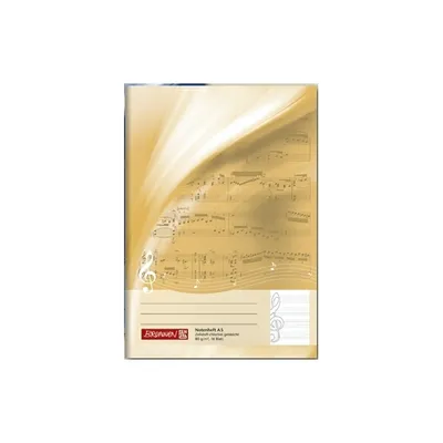 Immagine prodotto di BRUNNEN 1046330 Libro di musica A5 a 6 righe, Lin. 14