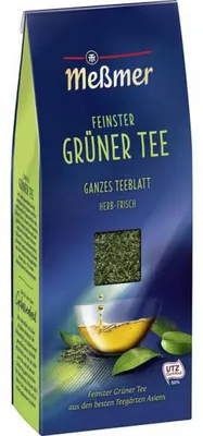 Obrázek produktu pro Meßmer Finest Zelený čaj koláčový a osvěžující 150g balení po 2 kusech
