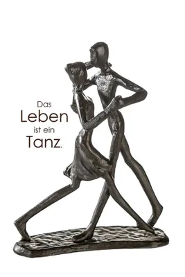 Produktbild von Skulptur Dancing 17x13x7,5cm Eisen brüniert Dekofigur Figur Statue Deko Tanzen