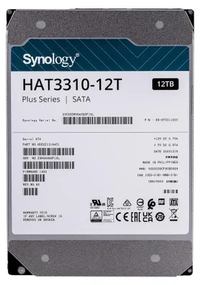 Immagine prodotto di Synology HAT3310-12T internal hard drive 3.5" 12 TB Serial ATA