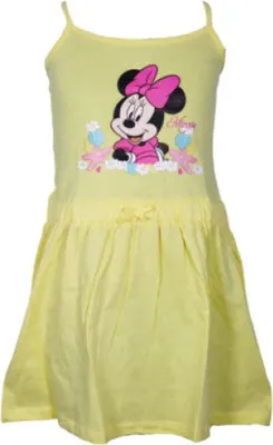 Produktbild von Disney Minnie Maus Kinder Mädchen Kleid Sommerkleid – Gelb / 98