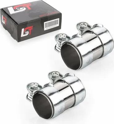 Produktbild von 2x Doppelschelle Auspuff 55 x 95 für ALFA ROMEO für FIAT für LANCIA für RENAULT