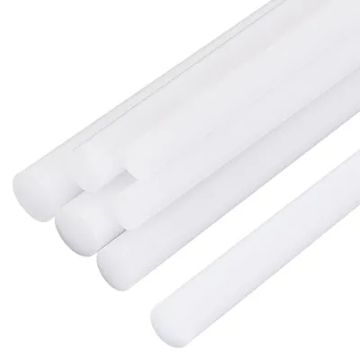Runde Acetal-Copolymer-Stäbe, 6 Stück, 3 Größen, 8–12 mm Ø, 30 cm