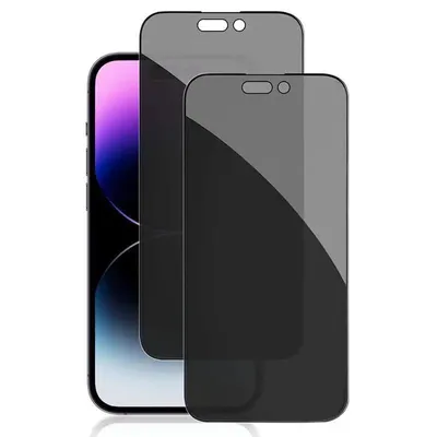 Produktbild von 2x Sichtschutz Schutzglas für iPhone 16 Pro Max 9H Panzerfolie Hartglas Privacy