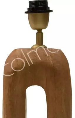 Produktbild von Tischlampe Braun Mangoholz 14x9x56