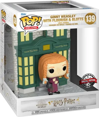 Produktbild von Harry Potter - Ginny Weasley with Flourish & Blotts 139 Special Edition - Funko Pop! - Vinyl Figur