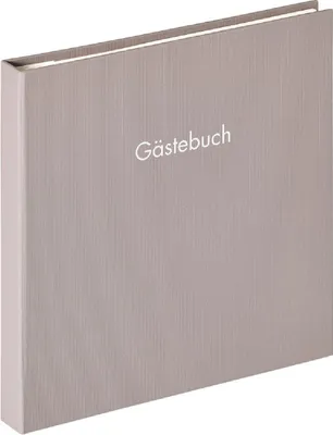 Immagine prodotto di Walther Libro degli ospiti a spirale Fun grey 26x25 cm 50 pagine bianche