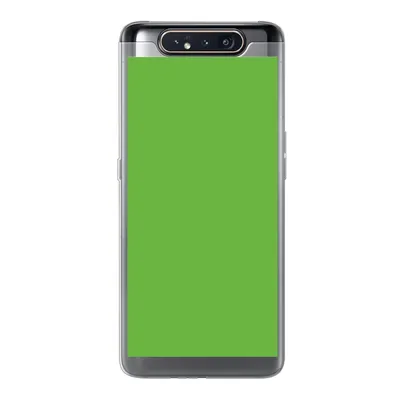 Produktbild von MuchoWow® Handyhülle Schutzhülle Hülle für Samsung Galaxy A80 Grün - Farben - Natur Silikon Softcase Handy Hülle - Schutzdeckel
